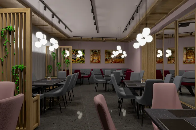 3D VIZUALIZACIJA RESTORANA I KAFIĆA